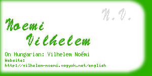 noemi vilhelem business card
